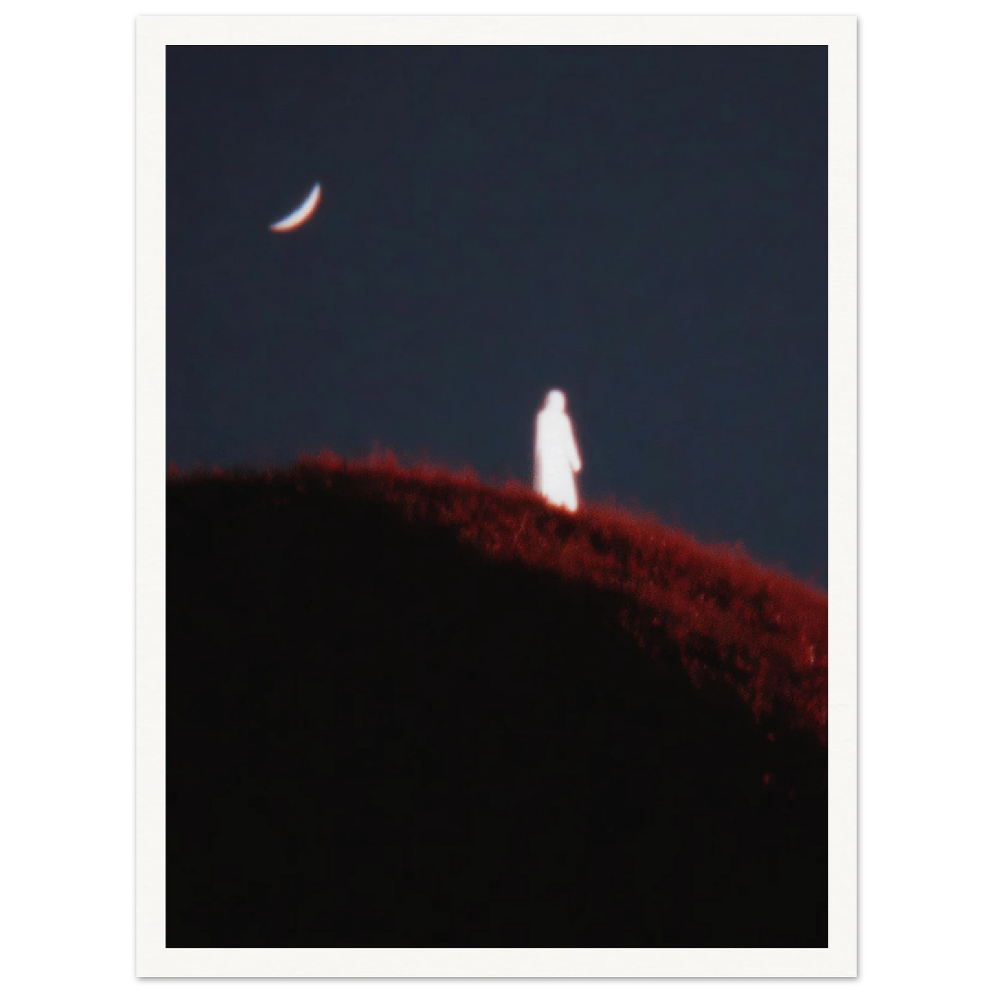 Lunar Distortion - Framed Poster - 30x40 cm / 12x16″ - Black frame