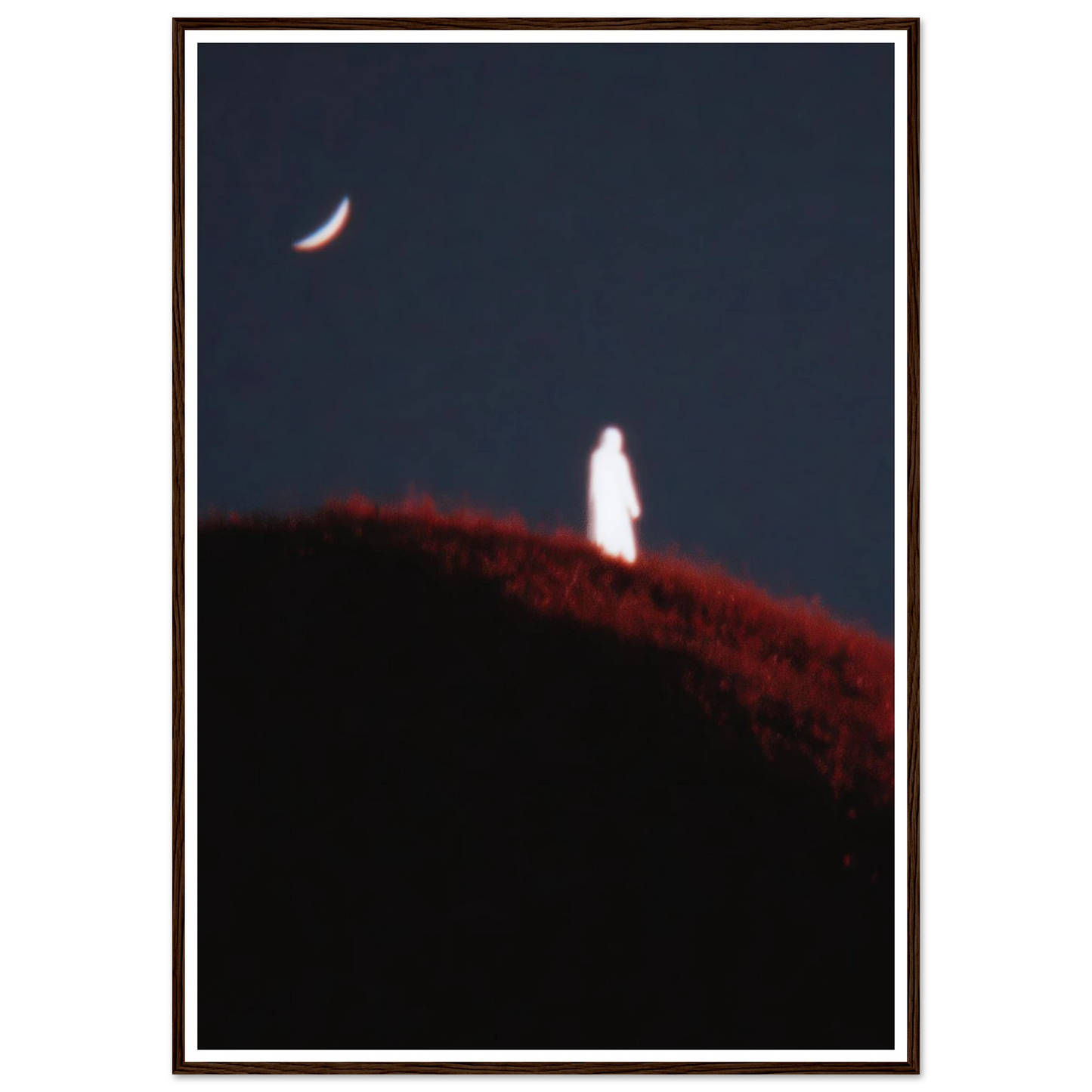 Lunar Distortion - Framed Poster - 30x40 cm / 12x16″ - Black frame