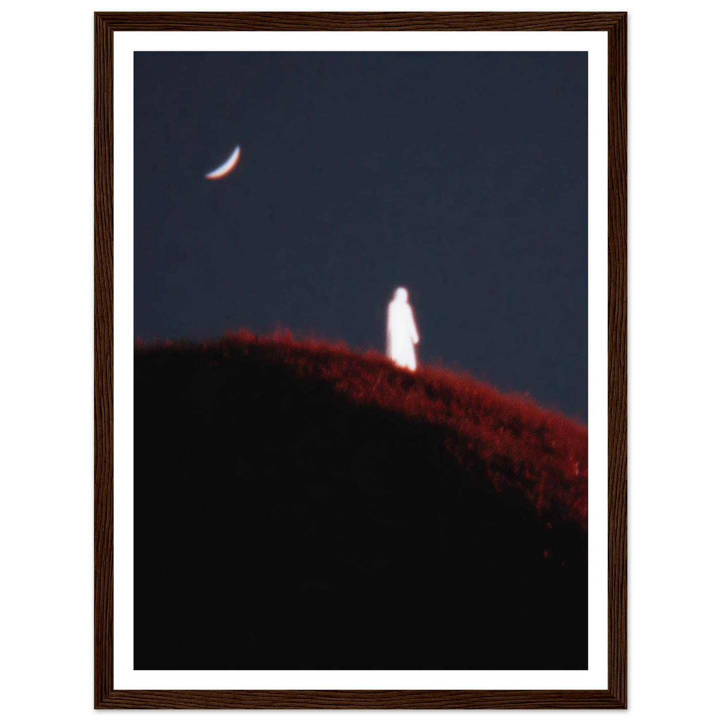 Lunar Distortion - Framed Poster - 30x40 cm / 12x16″ - Black frame