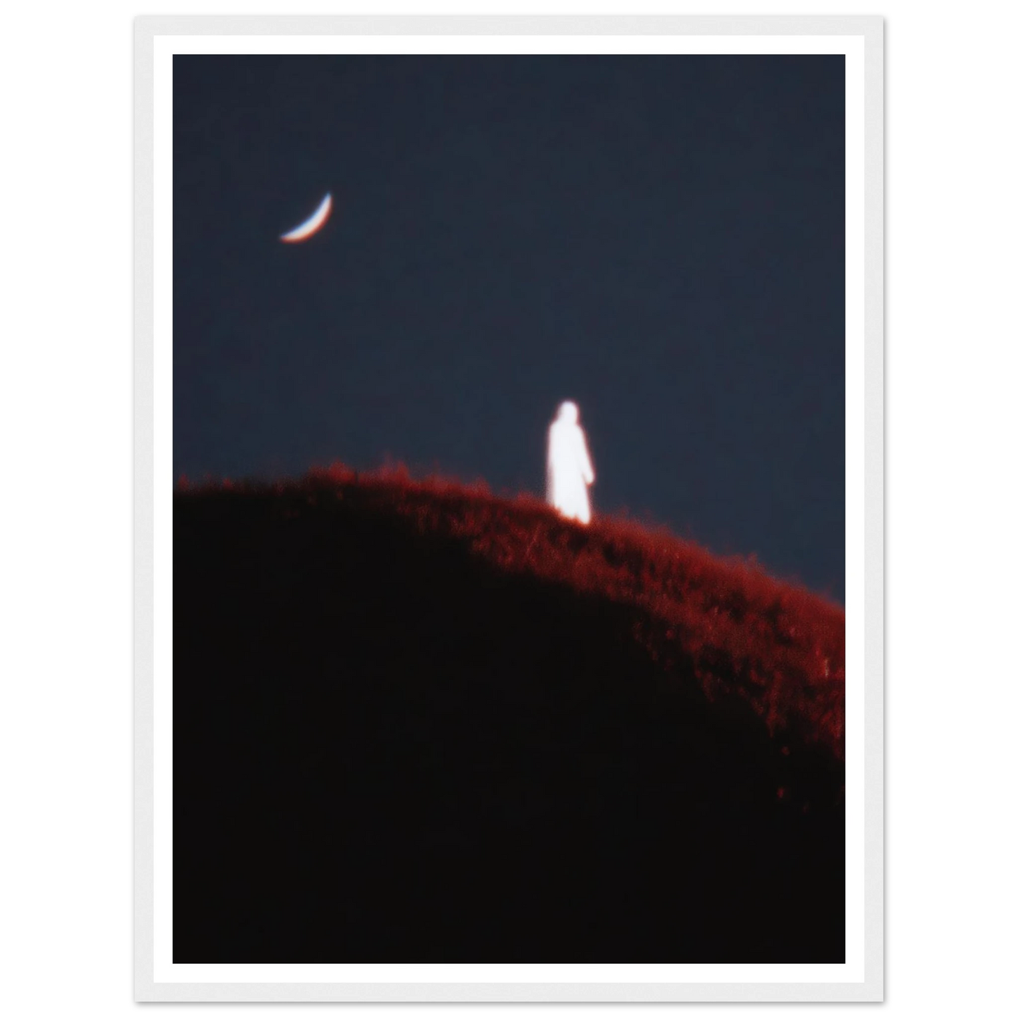 Lunar Distortion - Framed Poster - 30x40 cm / 12x16″ - Black frame
