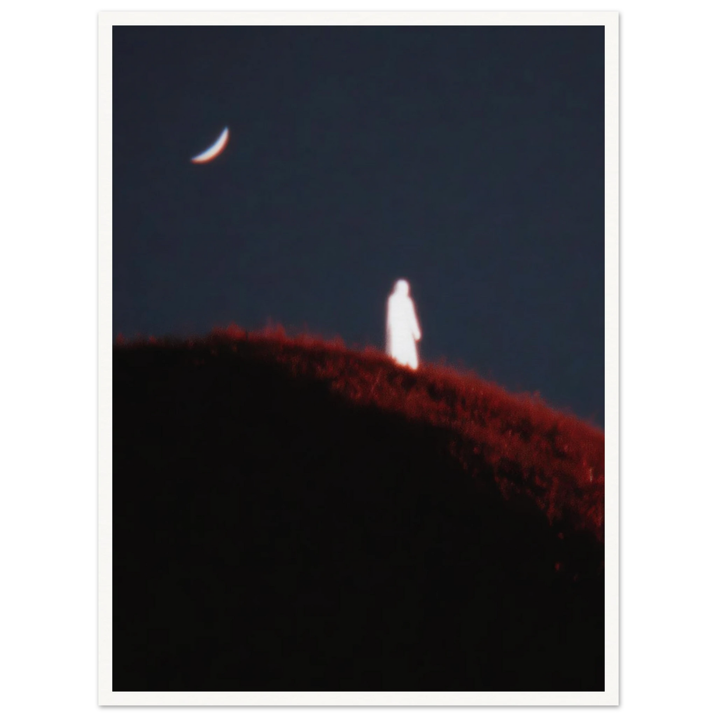 Lunar Distortion - Framed Poster - 30x40 cm / 12x16″ - Black frame