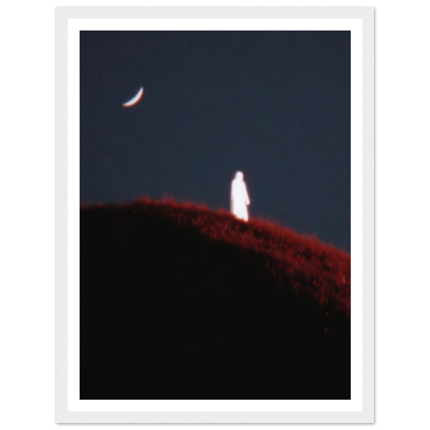 Lunar Distortion - Framed Poster - 30x40 cm / 12x16″ - Black frame