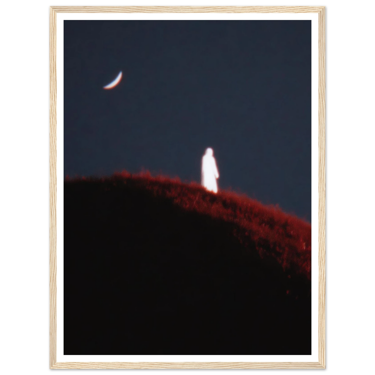 Lunar Distortion - Framed Poster - 30x40 cm / 12x16″ - Black frame