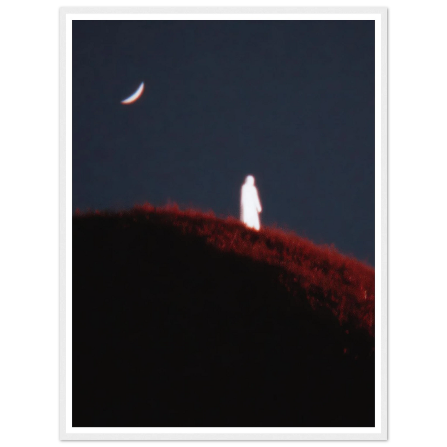 Lunar Distortion - Framed Poster - 30x40 cm / 12x16″ - Black frame
