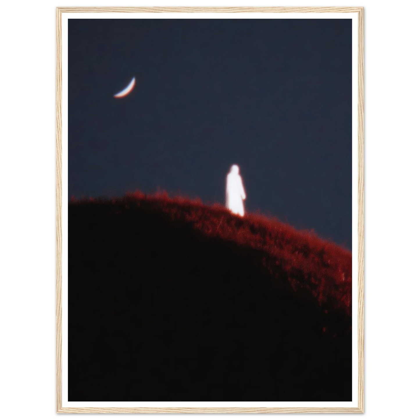 Lunar Distortion - Framed Poster - 30x40 cm / 12x16″ - Black frame
