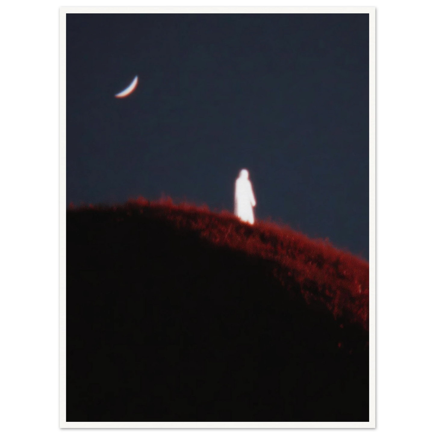 Lunar Distortion - Framed Poster - 30x40 cm / 12x16″ - Black frame
