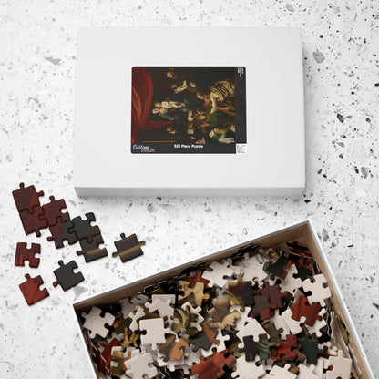 Madonna of the Rosary Puzzle | Caravaggio - - 252 pcs (Vertical) - 