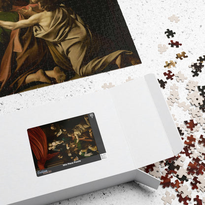 Madonna of the Rosary Puzzle | Caravaggio - - 252 pcs (Vertical) - 