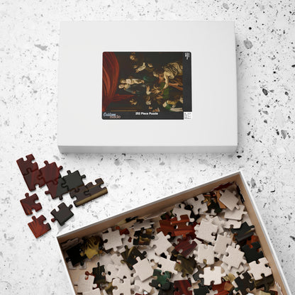 Madonna of the Rosary Puzzle | Caravaggio - - 252 pcs (Vertical) - 
