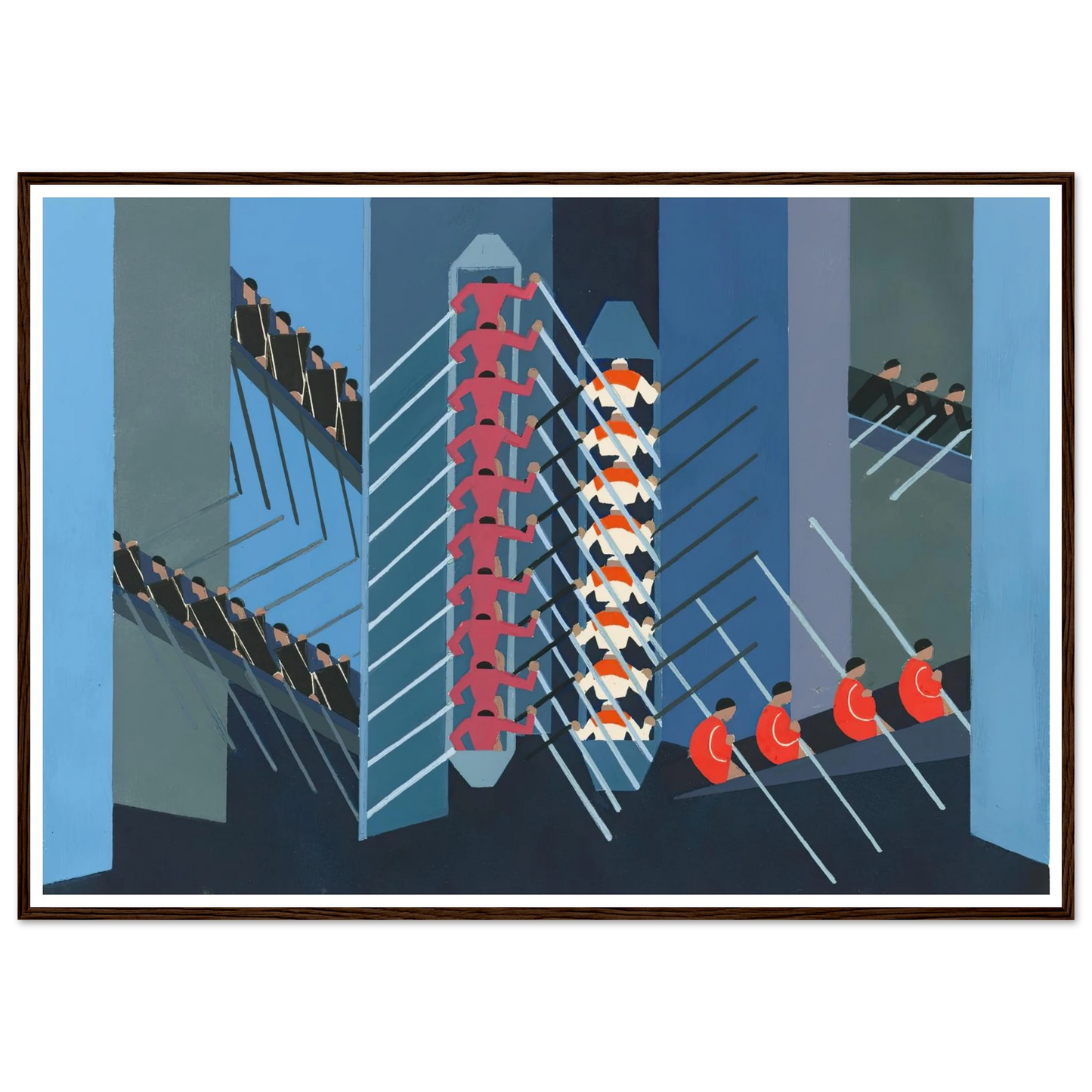 Maquettes dé Théatre 1 Art Print | Alexandra Exter - Framed Poster - 30x40 cm / 12x16″ - Black frame