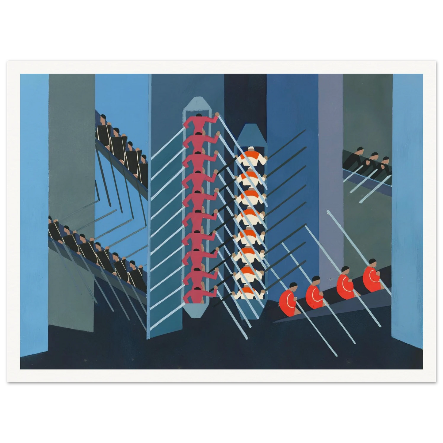 Maquettes dé Théatre 1 Art Print | Alexandra Exter - Framed Poster - 30x40 cm / 12x16″ - Black frame