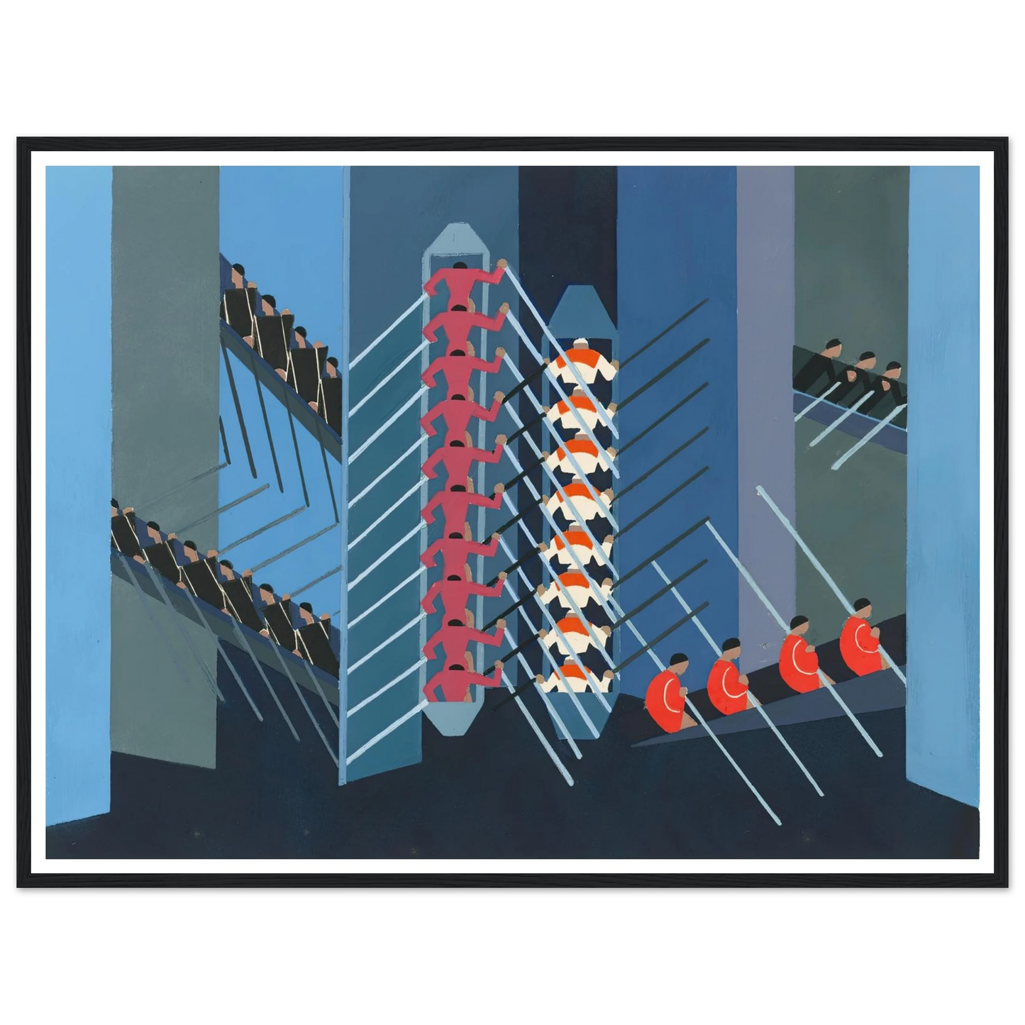 Maquettes dé Théatre 1 Art Print | Alexandra Exter - Framed Poster - 30x40 cm / 12x16″ - Black frame