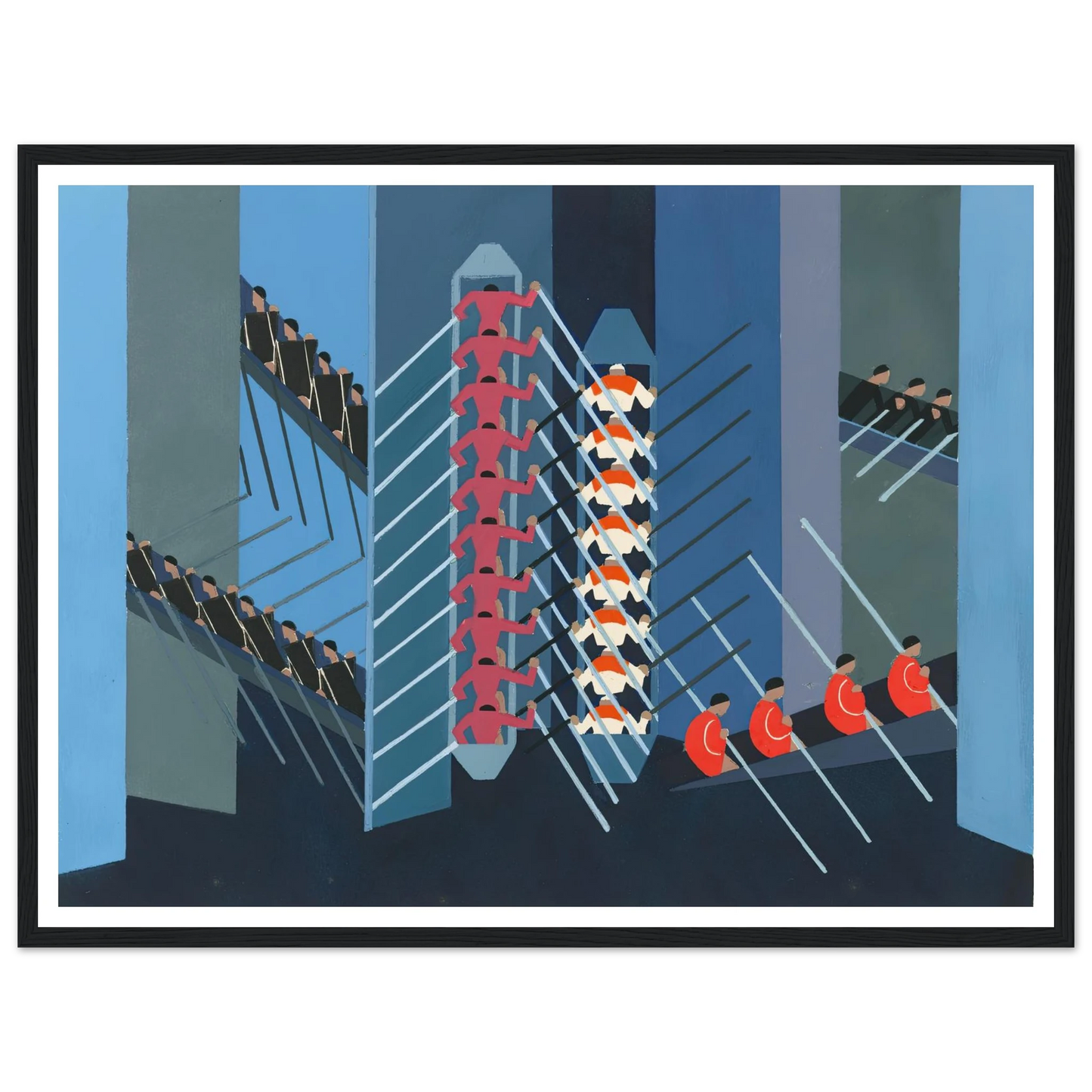 Maquettes dé Théatre 1 Art Print | Alexandra Exter - Framed Poster - 30x40 cm / 12x16″ - Black frame