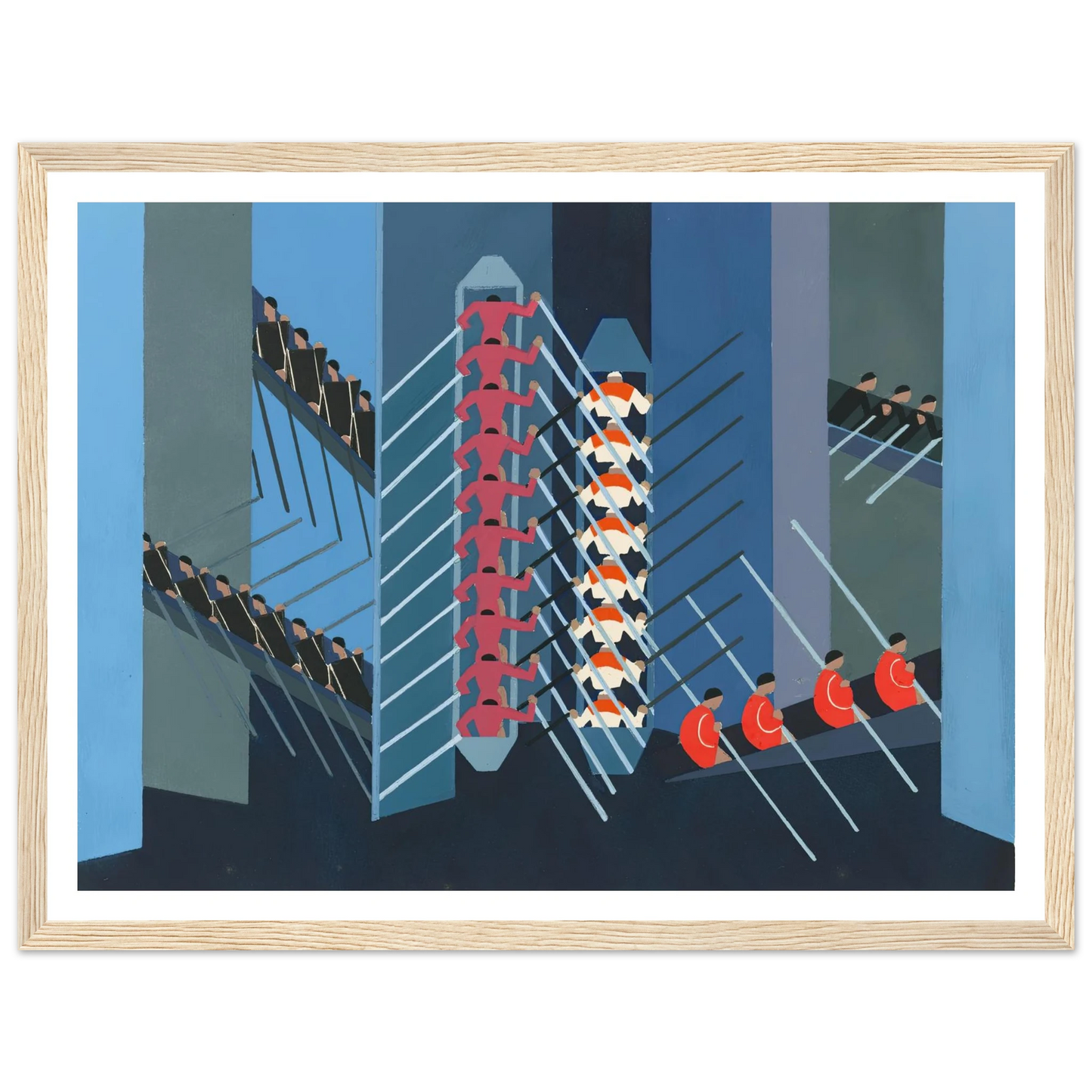 Maquettes dé Théatre 1 Art Print | Alexandra Exter - Framed Poster - 30x40 cm / 12x16″ - Black frame