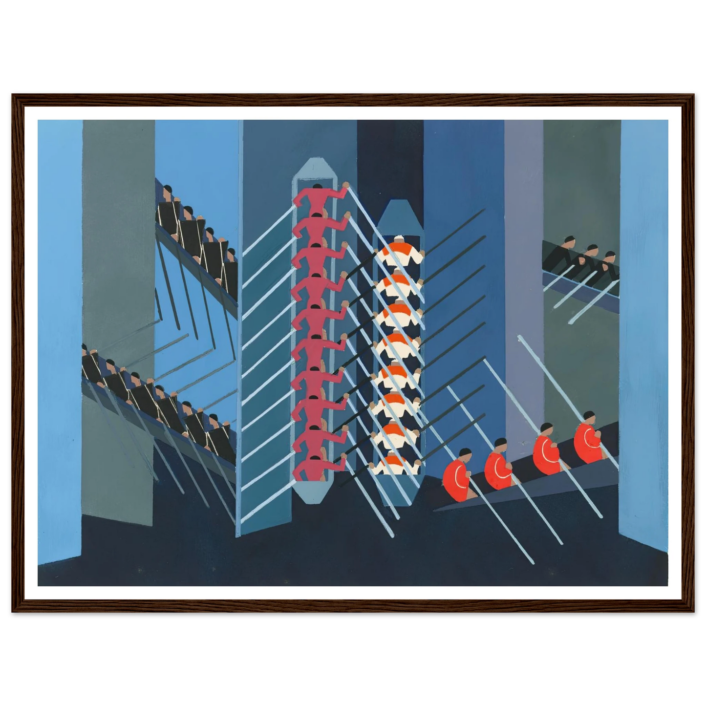 Maquettes dé Théatre 1 Art Print | Alexandra Exter - Framed Poster - 30x40 cm / 12x16″ - Black frame