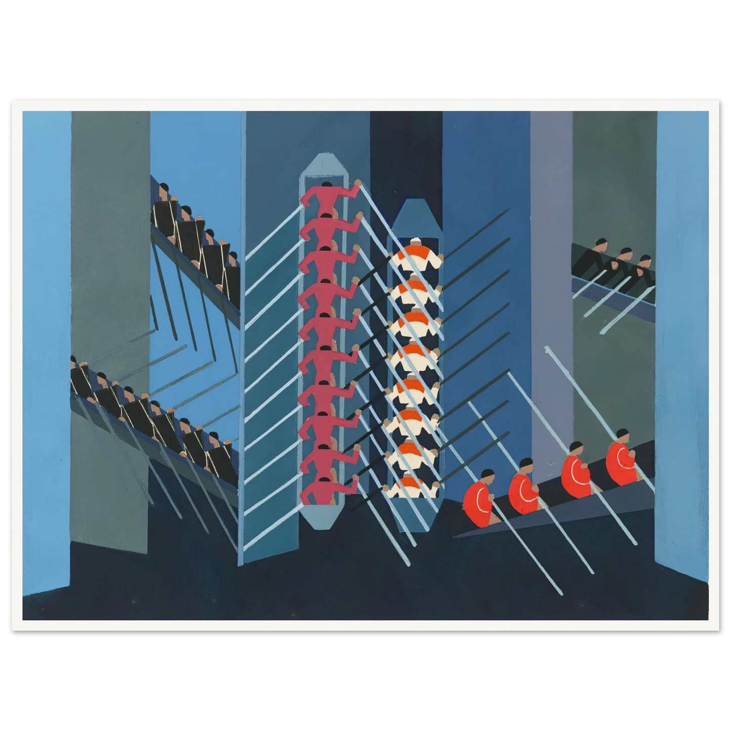 Maquettes dé Théatre 1 Art Print | Alexandra Exter - Framed Poster - 30x40 cm / 12x16″ - Black frame