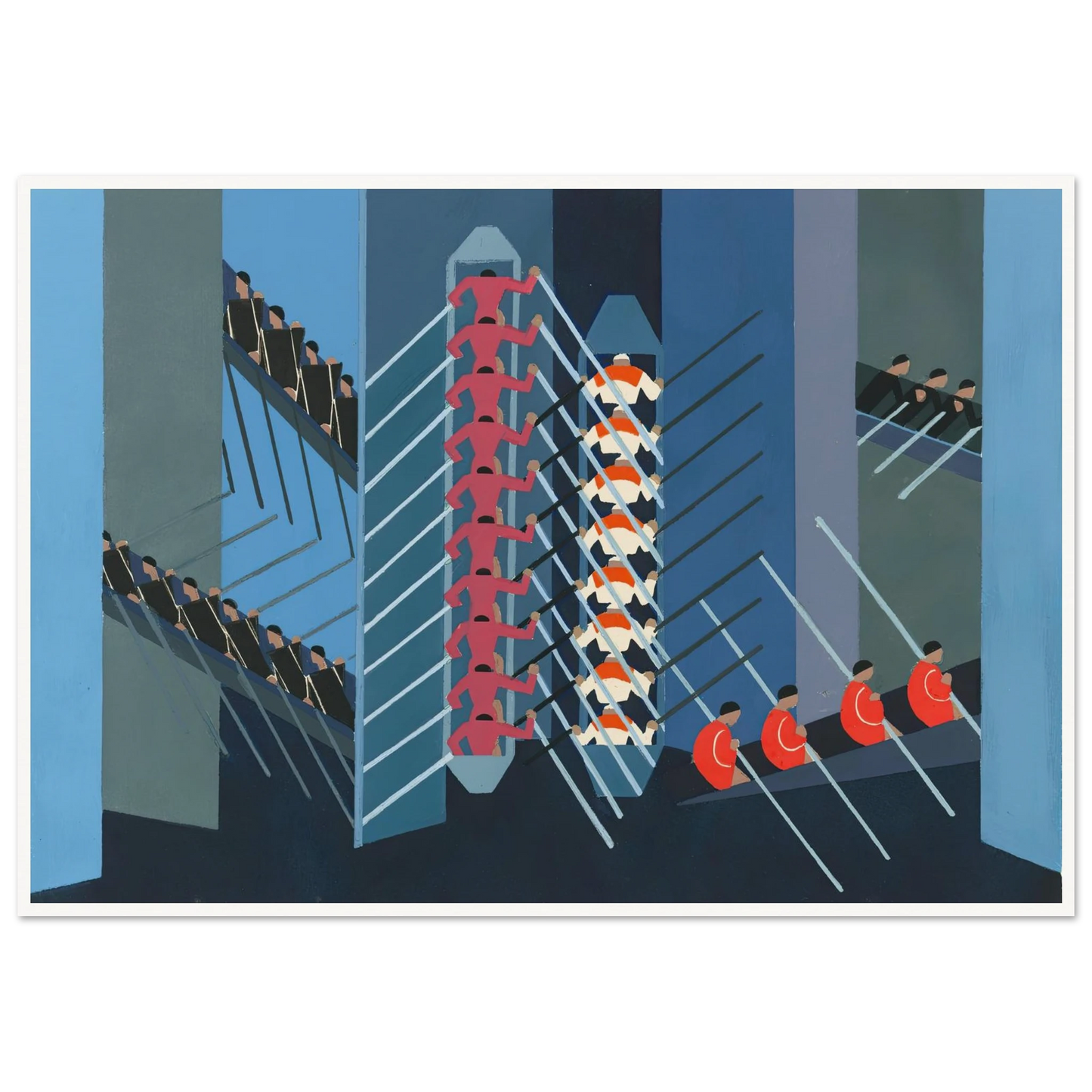 Maquettes dé Théatre 1 Art Print | Alexandra Exter - Framed Poster - 30x40 cm / 12x16″ - Black frame