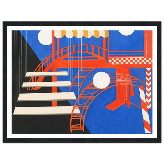 Maquettes dé Théatre 11 Art Print | Alexandra Exter - Framed Poster - 30x40 cm / 12x16″ - Black frame