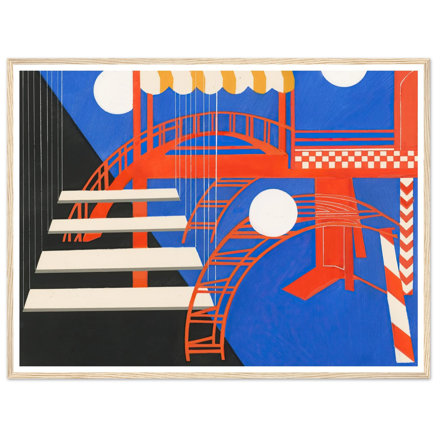 Maquettes dé Théatre 11 Art Print | Alexandra Exter - Framed Poster - 30x40 cm / 12x16″ - Black frame