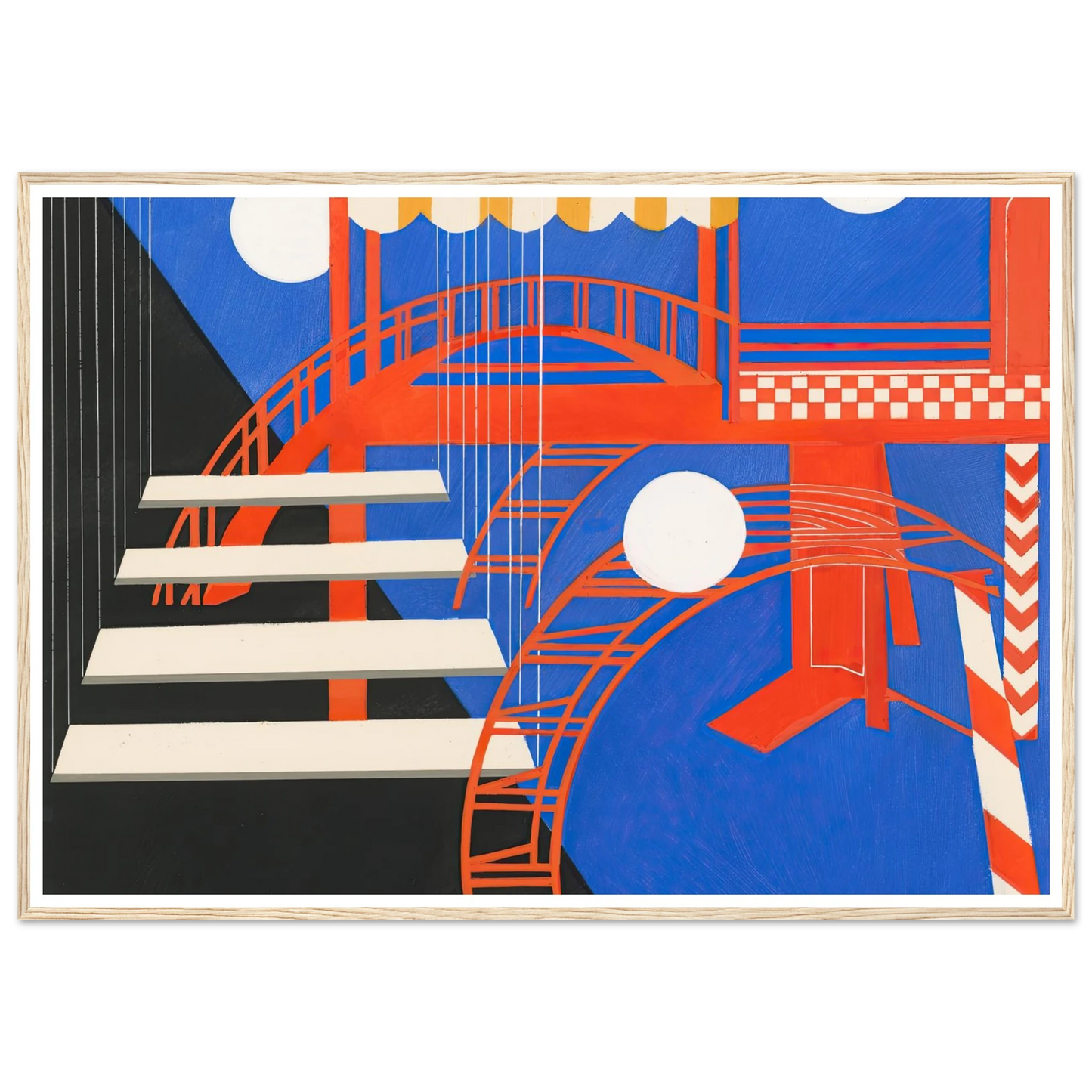 Maquettes dé Théatre 11 Art Print | Alexandra Exter - Framed Poster - 30x40 cm / 12x16″ - Black frame