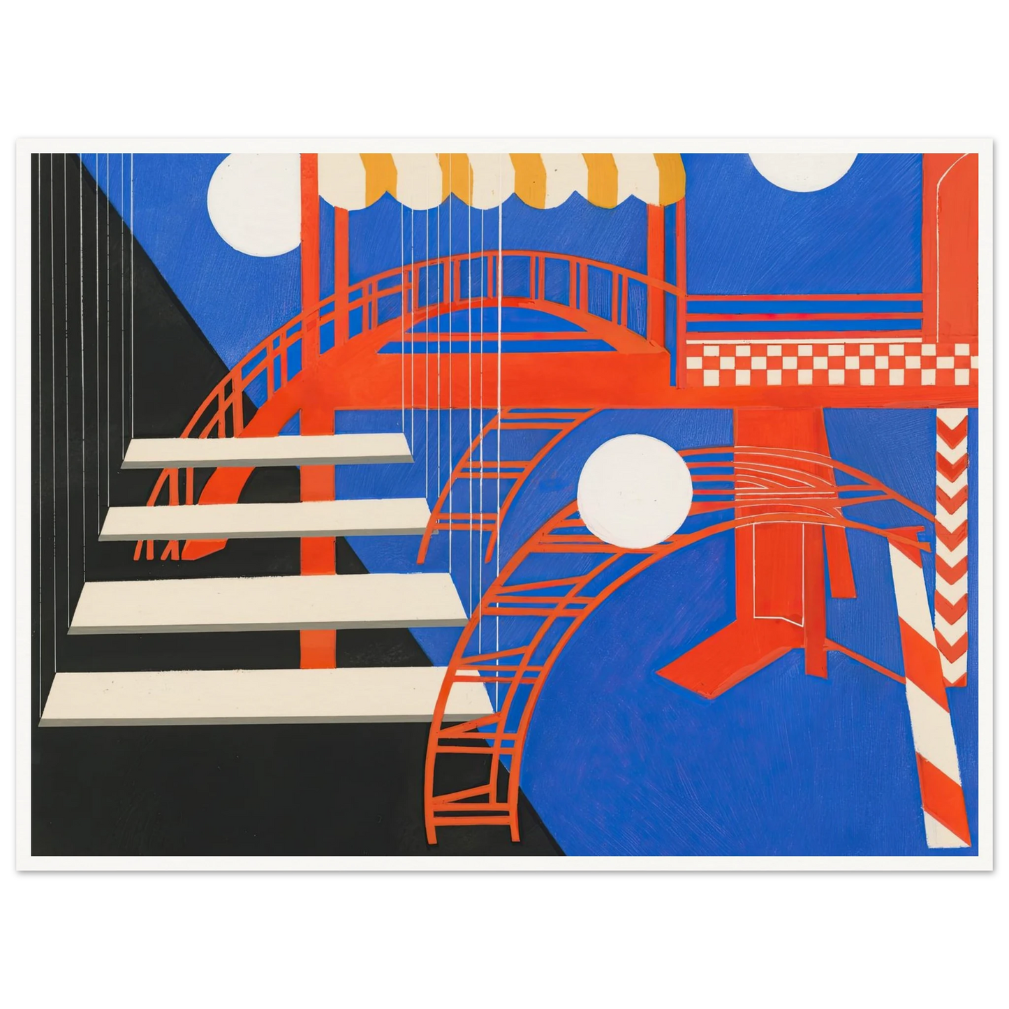 Maquettes dé Théatre 11 Art Print | Alexandra Exter - Framed Poster - 30x40 cm / 12x16″ - Black frame