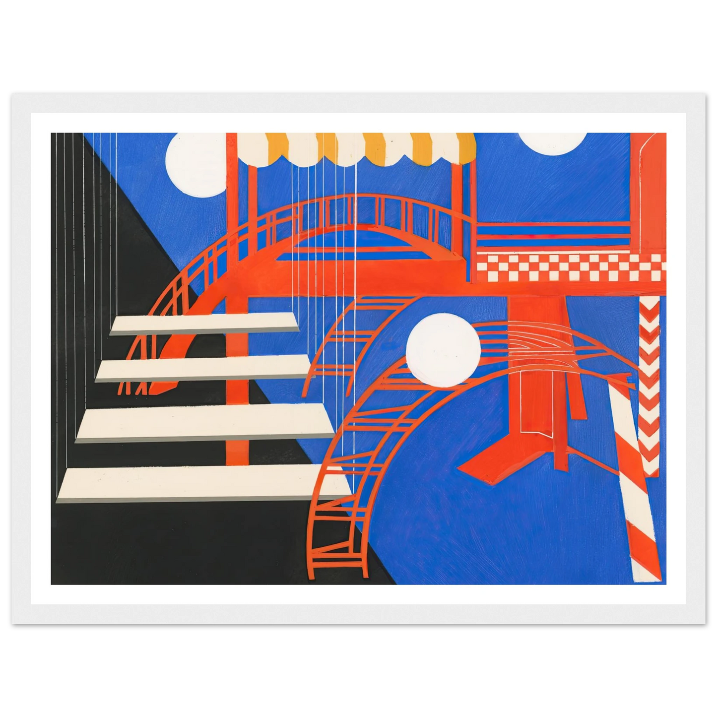 Maquettes dé Théatre 11 Art Print | Alexandra Exter - Framed Poster - 30x40 cm / 12x16″ - Black frame