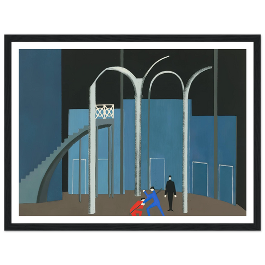 Maquettes dé Théatre 12 Art Print | Alexandra Exter - Framed Poster - 30x40 cm / 12x16″ - Black frame