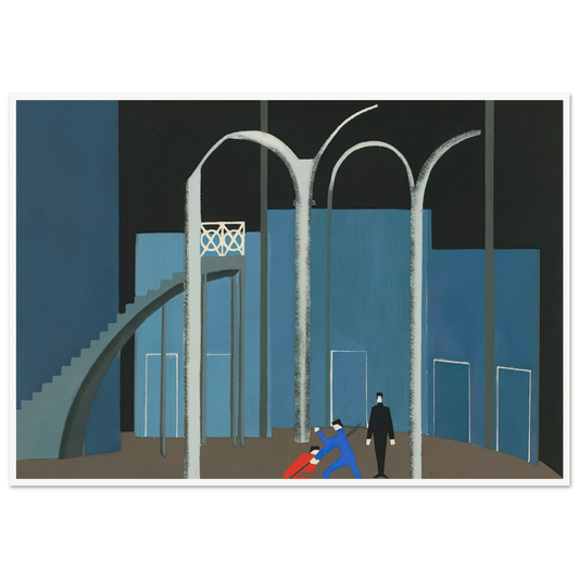 Maquettes dé Théatre 12 Art Print | Alexandra Exter - Framed Poster - 30x40 cm / 12x16″ - Black frame