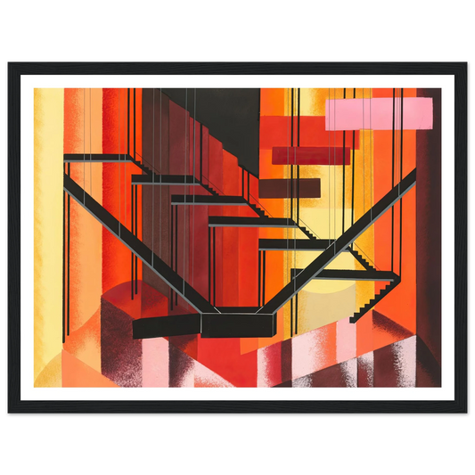 Maquettes dé Théatre 13 Art Print | Alexandra Exter - Framed Poster - 30x40 cm / 12x16″ - Black frame