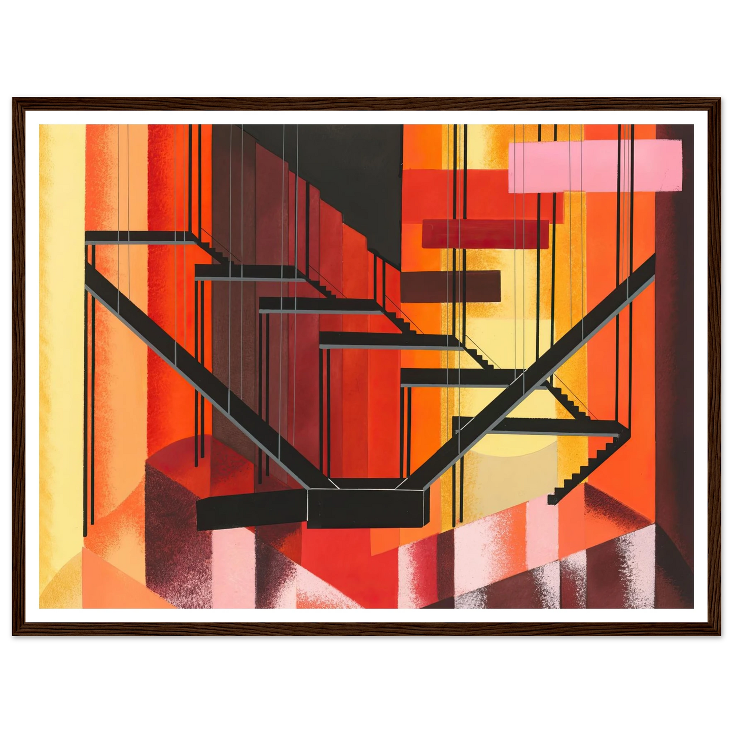 Maquettes dé Théatre 13 Art Print | Alexandra Exter - Framed Poster - 30x40 cm / 12x16″ - Black frame