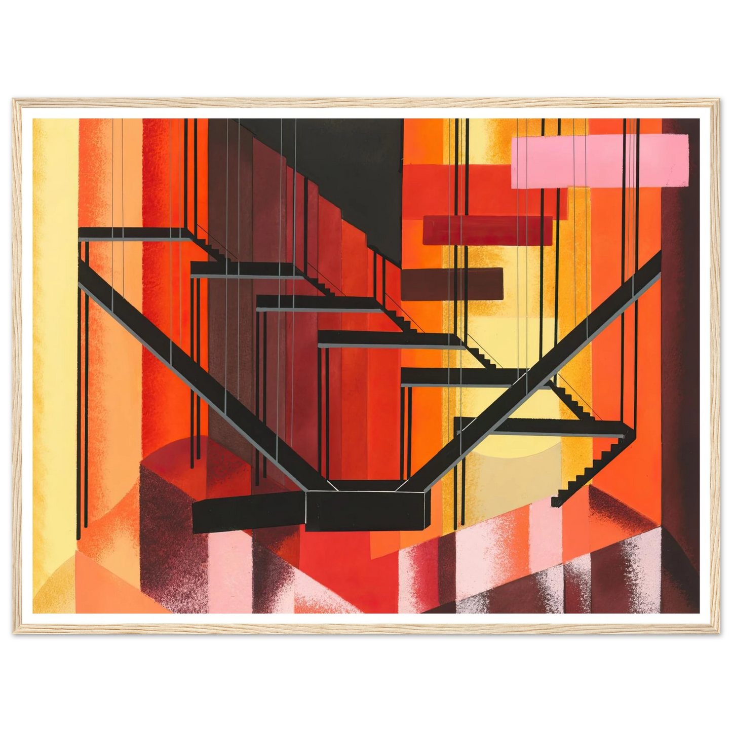 Maquettes dé Théatre 13 Art Print | Alexandra Exter - Framed Poster - 30x40 cm / 12x16″ - Black frame