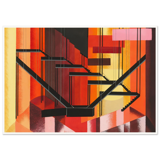 Maquettes dé Théatre 13 Art Print | Alexandra Exter - Framed Poster - 30x40 cm / 12x16″ - Black frame