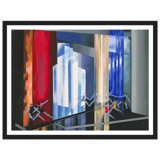 Maquettes dé Théatre 14 Art Print | Alexandra Exter - Framed Poster - 30x40 cm / 12x16″ - Black frame