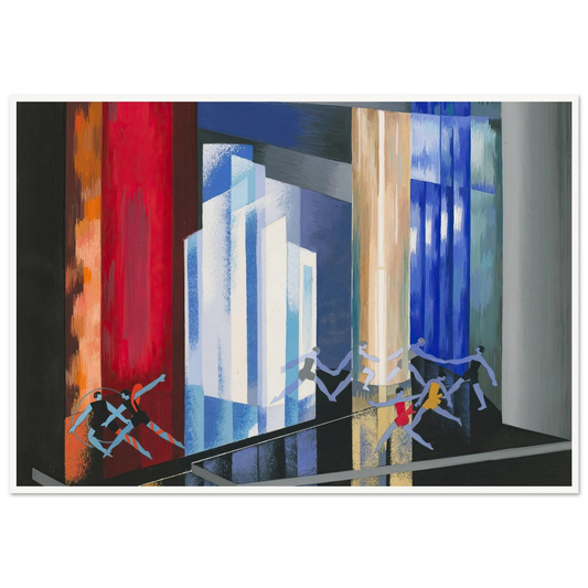 Maquettes dé Théatre 14 Art Print | Alexandra Exter - Framed Poster - 30x40 cm / 12x16″ - Black frame