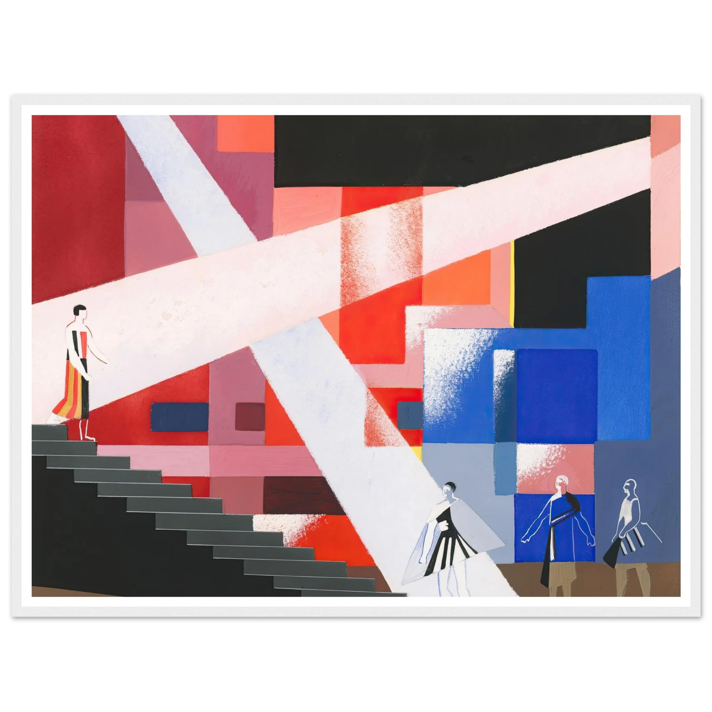 Maquettes dé Théatre 15 Art Print | Alexandra Exter - Framed Poster - 30x40 cm / 12x16″ - Black frame