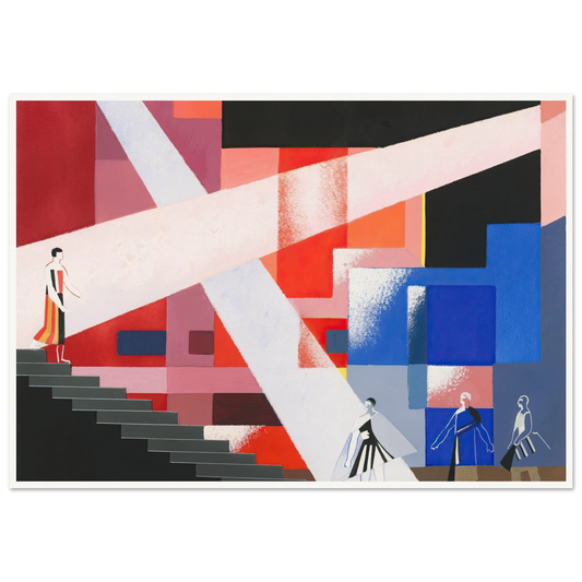 Maquettes dé Théatre 15 Art Print | Alexandra Exter - Framed Poster - 30x40 cm / 12x16″ - Black frame