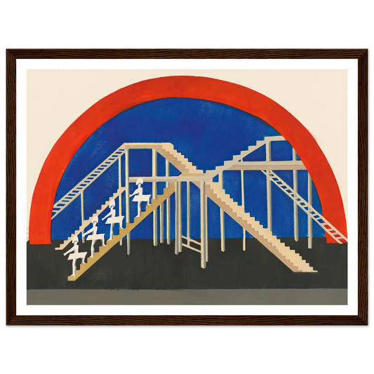 Maquettes dé Théatre 3 Art Print | Alexandra Exter - Framed Poster - 30x40 cm / 12x16″ - Black frame