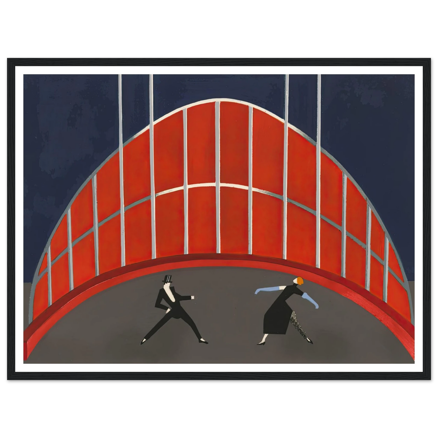 Maquettes dé Théatre 7 Art Print | Alexandra Exter - Framed Poster - 30x40 cm / 12x16″ - Black frame