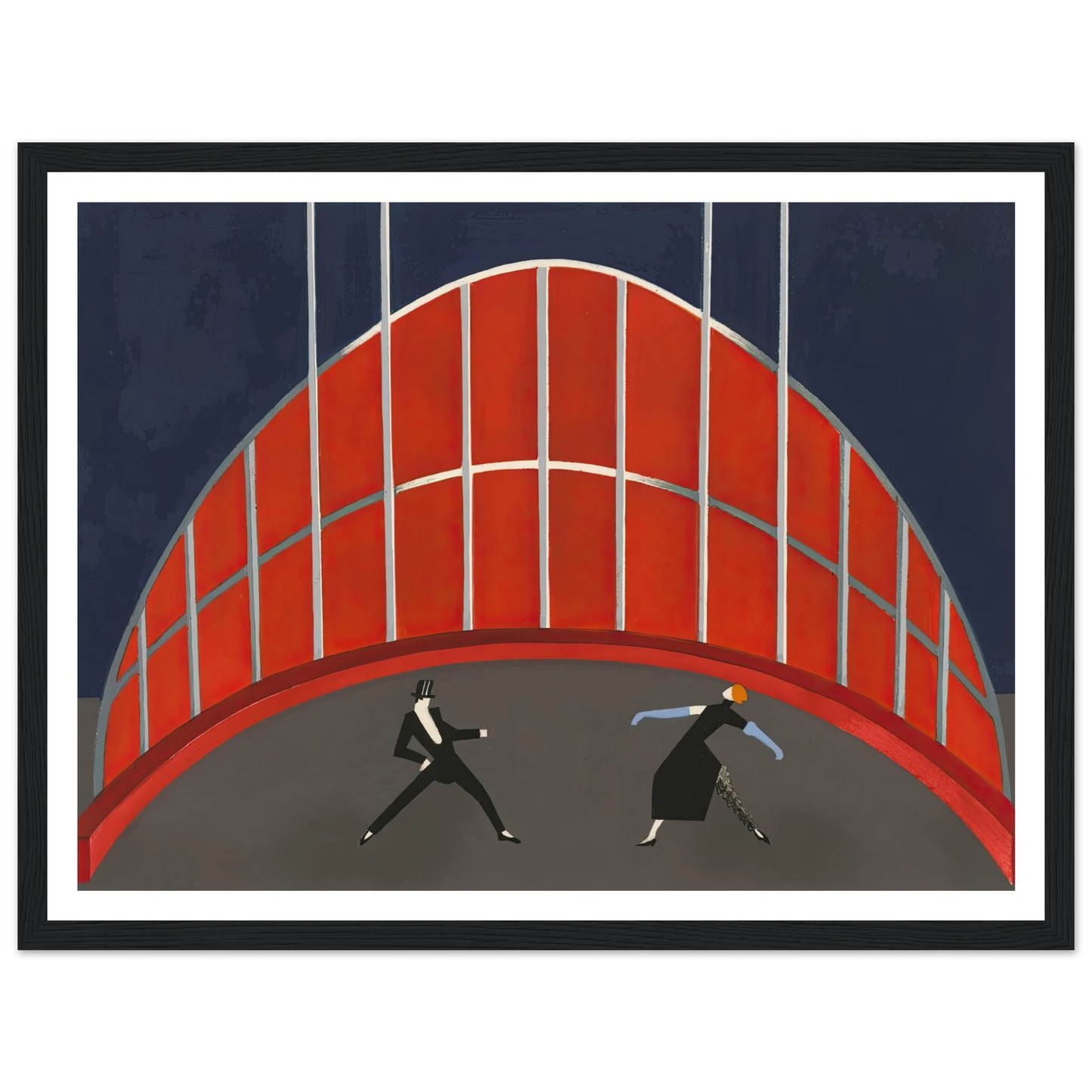 Maquettes dé Théatre 7 Art Print | Alexandra Exter - Framed Poster - 30x40 cm / 12x16″ - Black frame