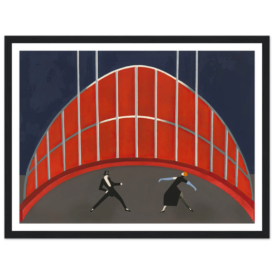Maquettes dé Théatre 7 Art Print | Alexandra Exter - Framed Poster - 30x40 cm / 12x16″ - Black frame