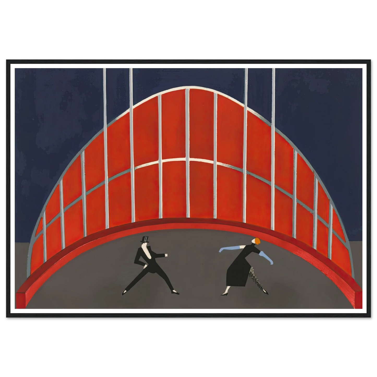 Maquettes dé Théatre 7 Art Print | Alexandra Exter - Framed Poster - 30x40 cm / 12x16″ - Black frame