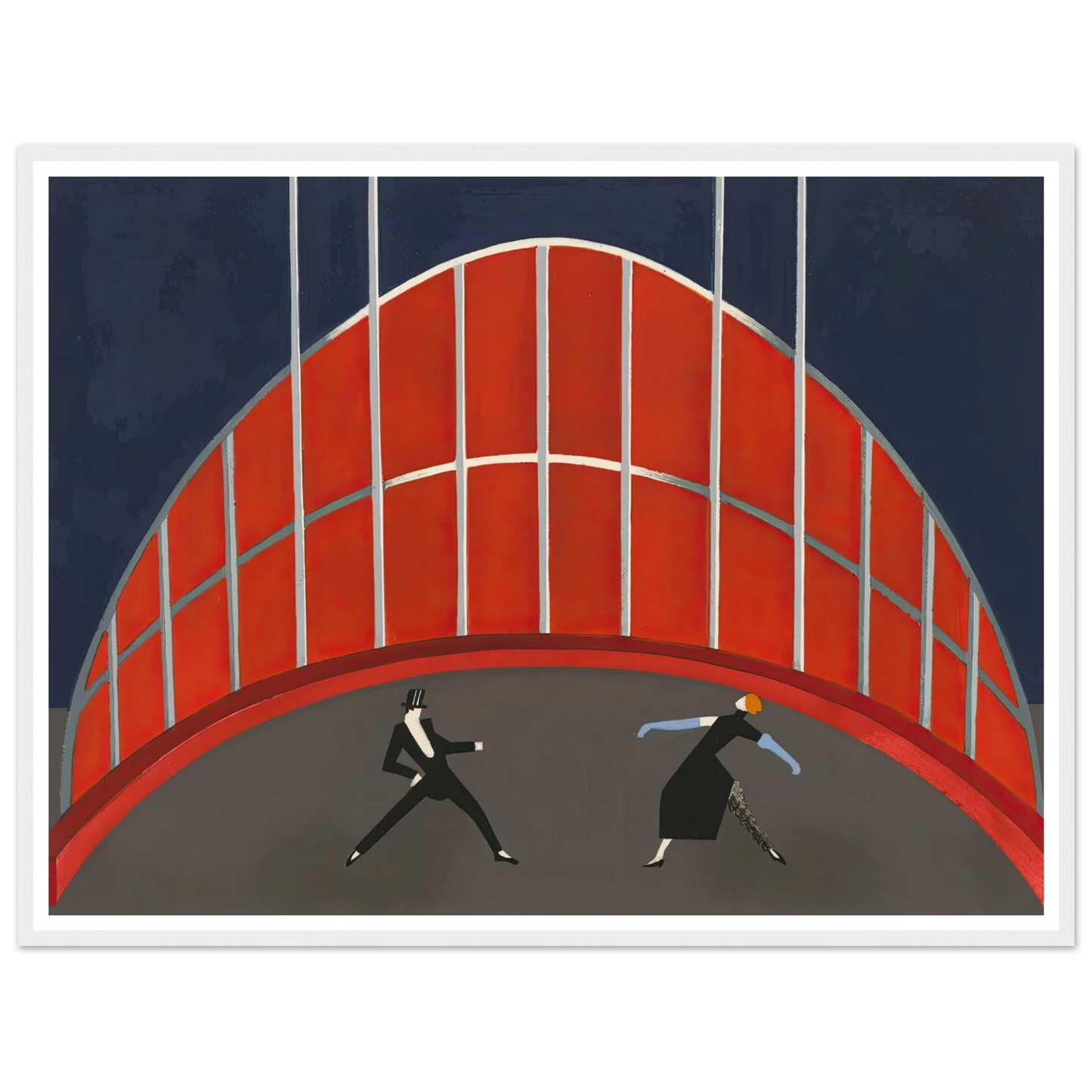 Maquettes dé Théatre 7 Art Print | Alexandra Exter - Framed Poster - 30x40 cm / 12x16″ - Black frame