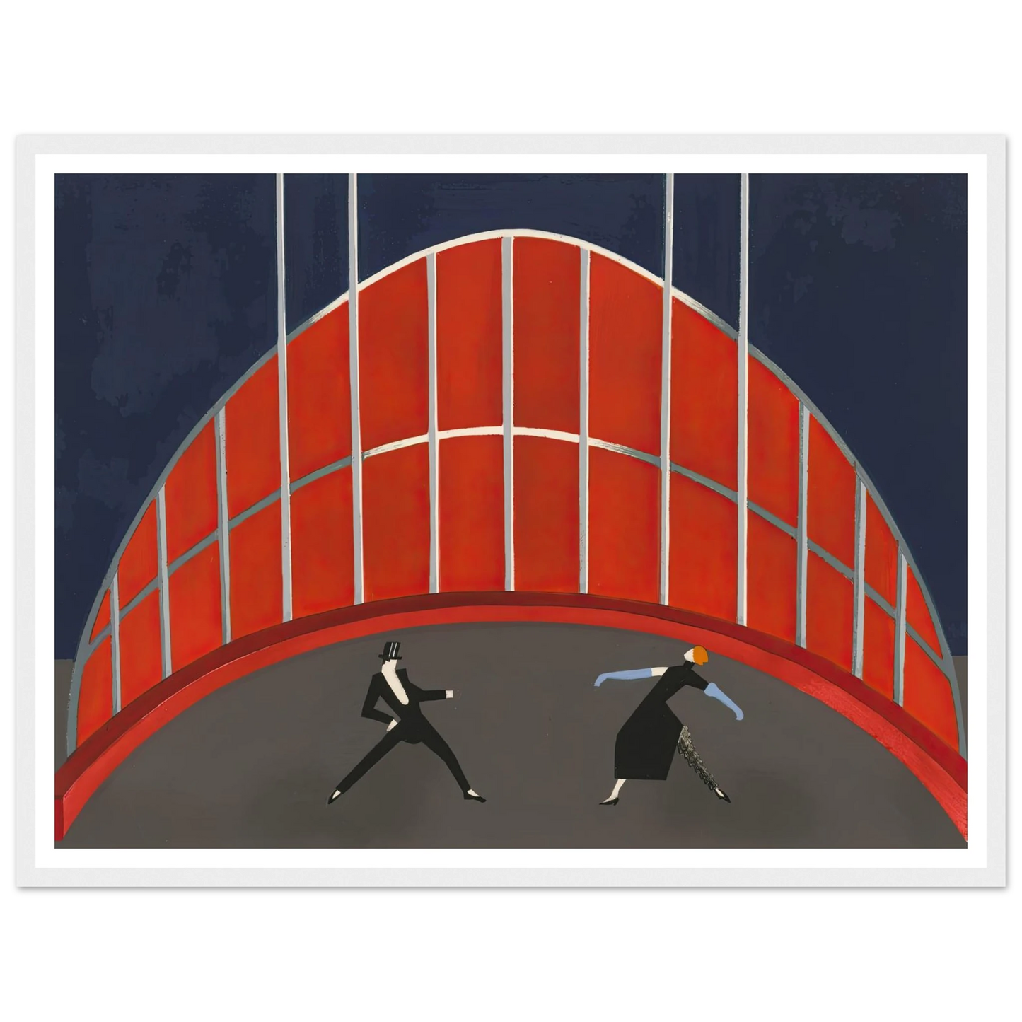 Maquettes dé Théatre 7 Art Print | Alexandra Exter - Framed Poster - 30x40 cm / 12x16″ - Black frame