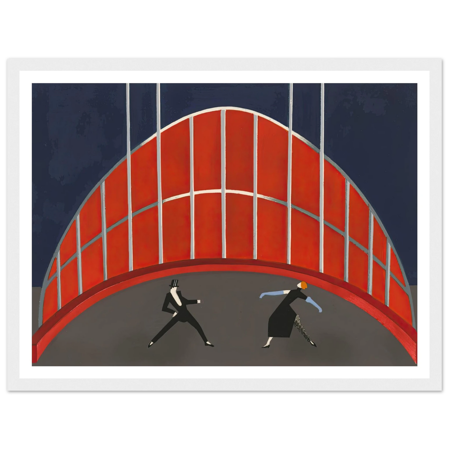 Maquettes dé Théatre 7 Art Print | Alexandra Exter - Framed Poster - 30x40 cm / 12x16″ - Black frame