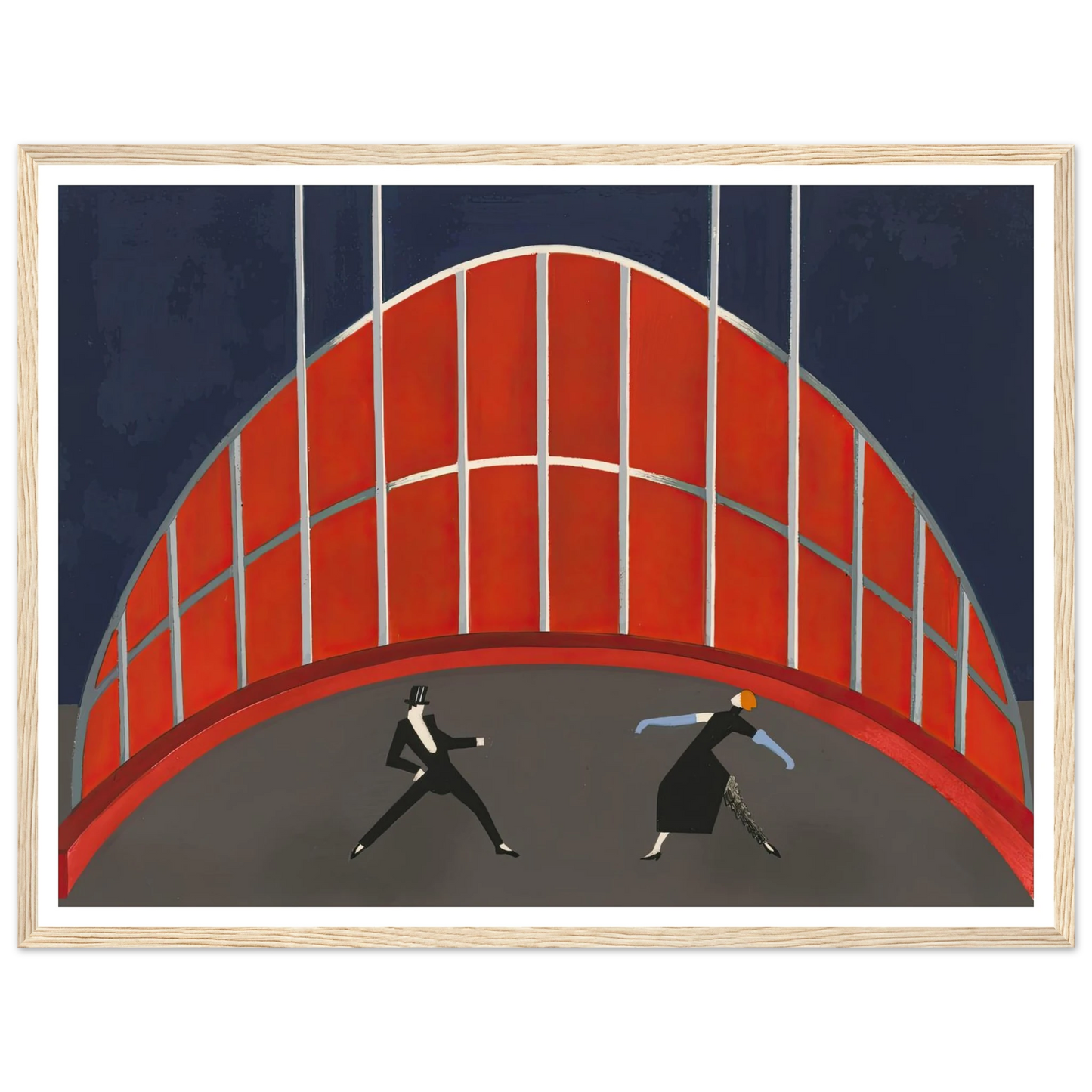 Maquettes dé Théatre 7 Art Print | Alexandra Exter - Framed Poster - 30x40 cm / 12x16″ - Black frame