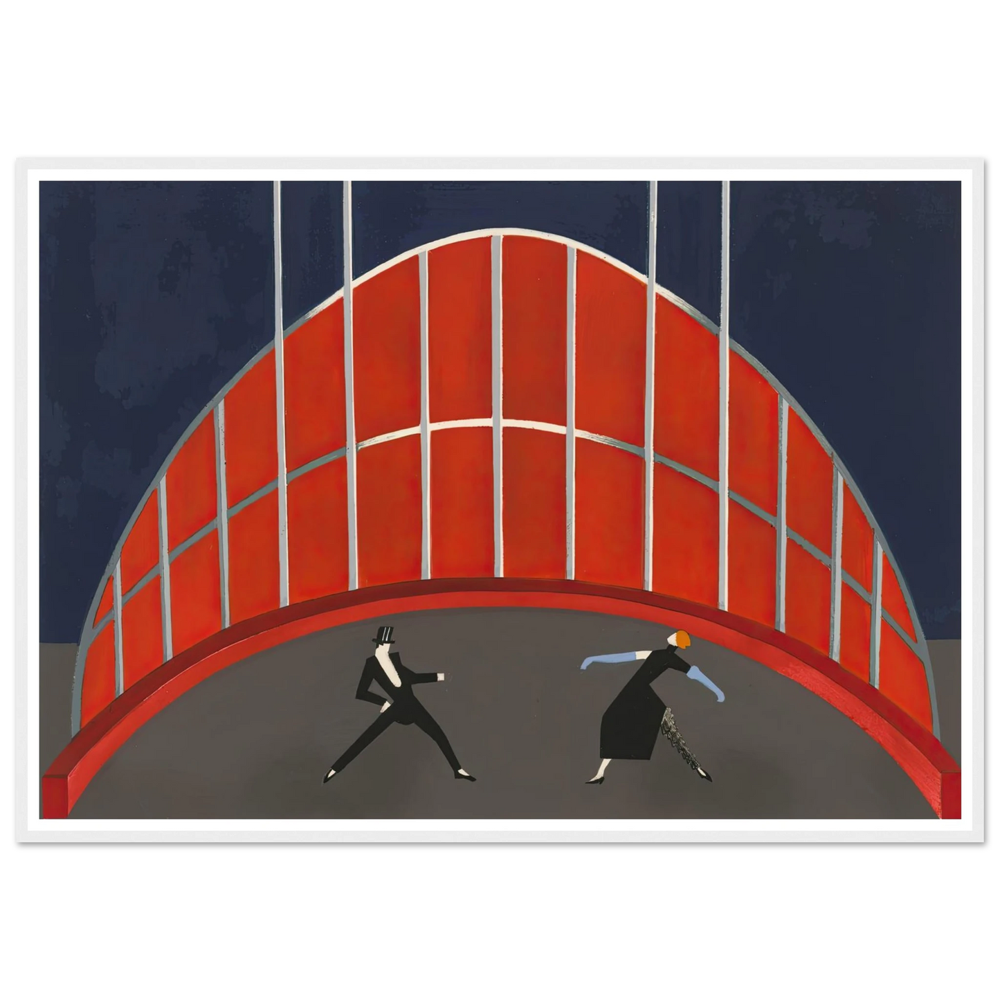 Maquettes dé Théatre 7 Art Print | Alexandra Exter - Framed Poster - 30x40 cm / 12x16″ - Black frame