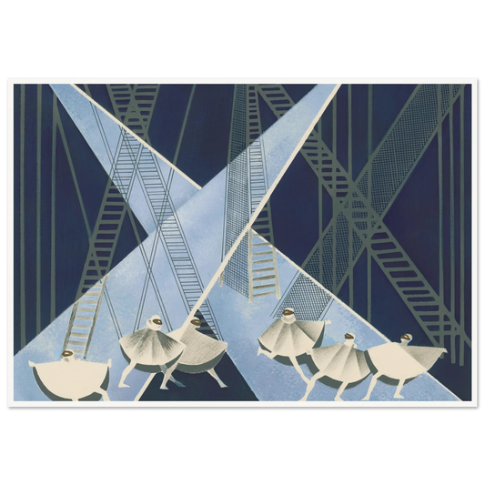 Maquettes dé Théatre 8 Art Print | Alexandra Exter - Framed Poster - 30x40 cm / 12x16″ - Black frame