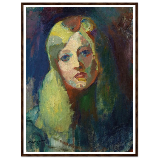 Marie (1899) Art Print | Henri Manguin - Framed Poster - 30x40 cm / 12x16″ - Black frame