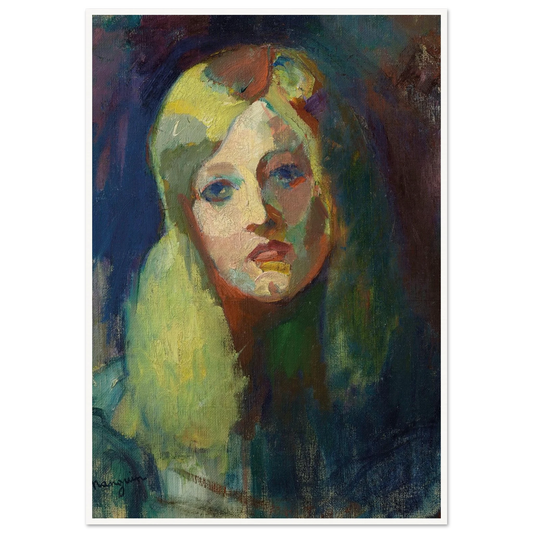 Marie (1899) Art Print | Henri Manguin - Framed Poster - 30x40 cm / 12x16″ - Black frame