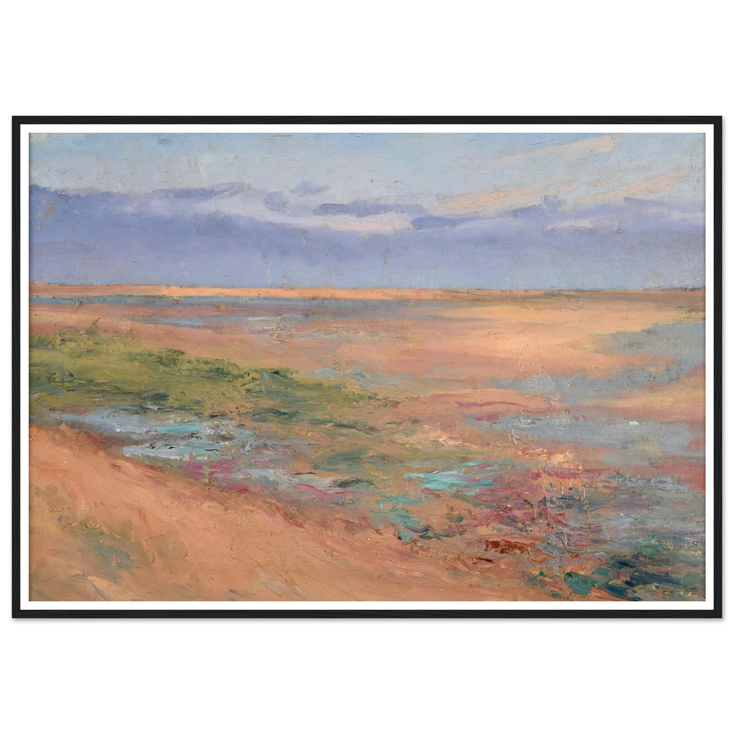 Marine Art Print | Pierre Auguste Renoir - Framed Poster - 30x40 cm / 12x16″ - Black frame